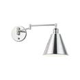 thumbnail image 1 of 12220PN Maxim Lighting Library-1 Light Horizontal Swing Arm Wall Sconce-8 Inches wide by 10.5 inches high-Polished Nickel Finish, 1 of 5