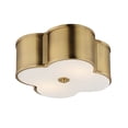 thumbnail image 1 of Maxim 12247 Clover 2 Light 14" Wide Flush Mount Ceiling Fixture - Brass, 1 of 7