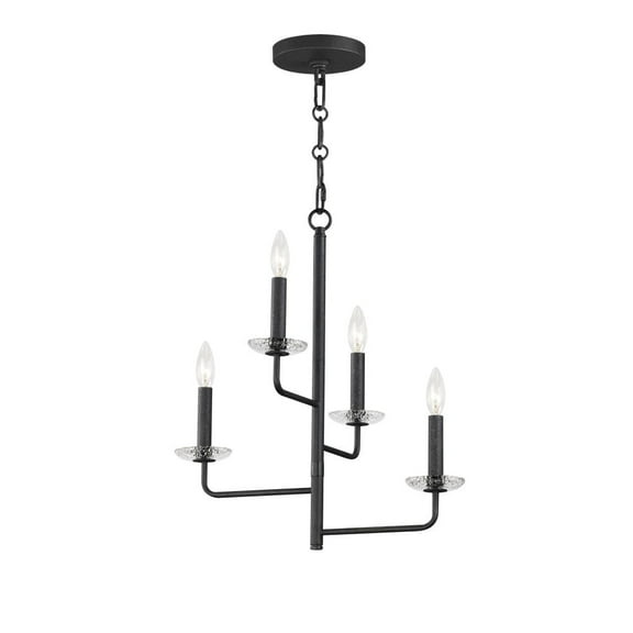 12324TCAR Maxim Lighting Madeira - 4 Light Chandelier-20 Inches Tall and 14.5 Inches Wide     -Traditional Installation