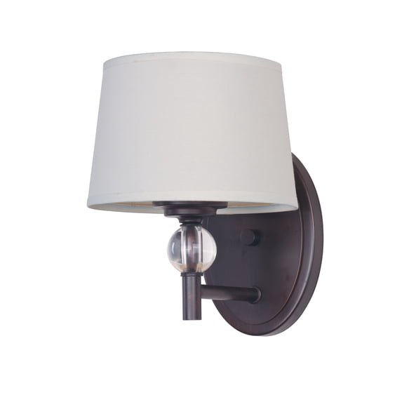 Maxim 12761WTOI 8.5 x 6.5 in. Rondo One Light Wall Sconce, Oil Rubbed Bronze