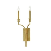 12782GL Maxim Lighting Normandy - 2 Light Wall Sconce-24.25 Inches Tall and 9 Inches Wide
