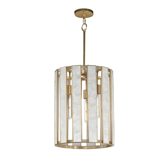 12802CZNAB-Maxim Lighting-Miramar - 3 Light Entry Foyer-20.5 Inches Tall and 15 Inches Wide -Traditional Installation