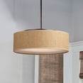 thumbnail image 1 of 10224GCOI Maxim Lighting Prime-19.5W 3 LED Pendant-16 Inches wide by 6.5 inches high-Oil Rubbed Bronze Finish-Grass Cloth Shade Color, 1 of 6