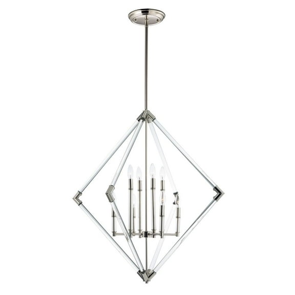 16106CLPN Maxim Lighting Lucent-Eight Light Pendant-35.5 Inches wide by 35 inches high