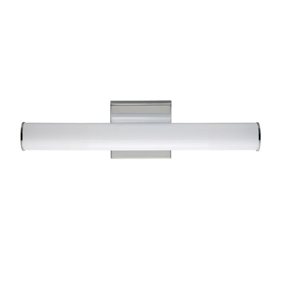 52100PC Maxim Lighting Rail-LED Bath Vanity Light with Tubular White Diffusers-4.75 inches high-Polished Chrome Finish-18 Inch Size