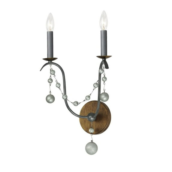 20482GN Maxim Lighting Formosa - 2 Light Wall Sconce-21.5 Inches Tall and 12 Inches Wide-Golden Noir Finish