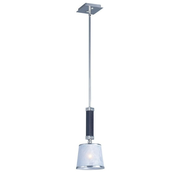 Maxim 20529WFWEPN Maritime 1-Light Pendant, Wenge & Polished Nickel