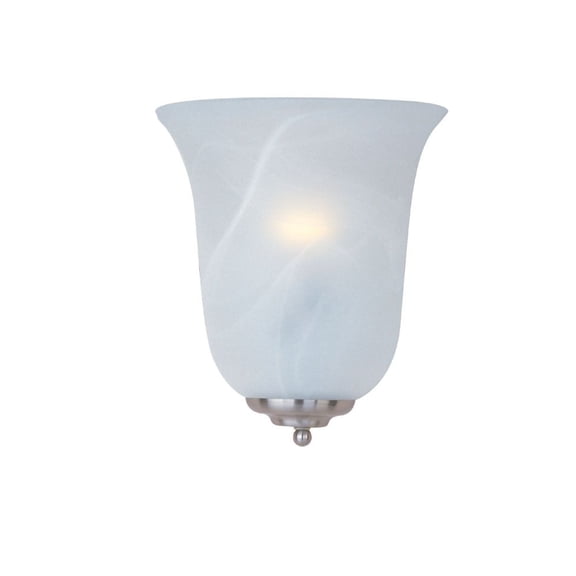20581MRSN Maxim Lighting Essentials-1 Light Wall Sconce in Transitional style-10.5 Inches wide by 5.5 inches high-Satin Nickel Finish