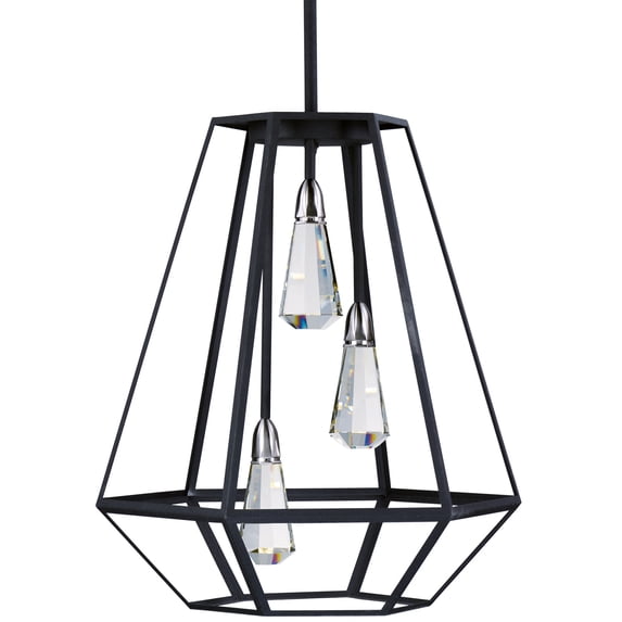 maxim 21043 silhouette led 18" wide led chandelier