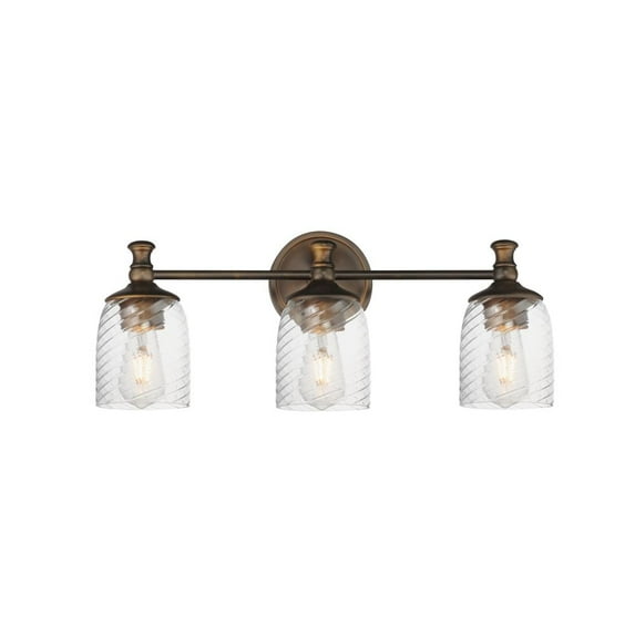 Maxim Lighting - Swirl - 3 Light Bath Vanity-9 Inches Tall and 23 Inches
