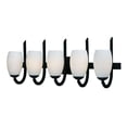 thumbnail image 1 of Maxim 21645SWTXB 32 in. Taylor 5 Light Textured Black Bath Vanity Wall Light - E26 Medium, 1 of 3