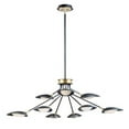 thumbnail image 1 of Maxim 21699BKSBR 43 in. Scan Black & Satin Brass LED Chandelier Ceiling Light, 1 of 7