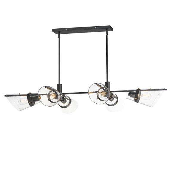 Maxim 21726CDDBZAB Finch 6 Light 49" Wide Linear Chandelier - MultiColor