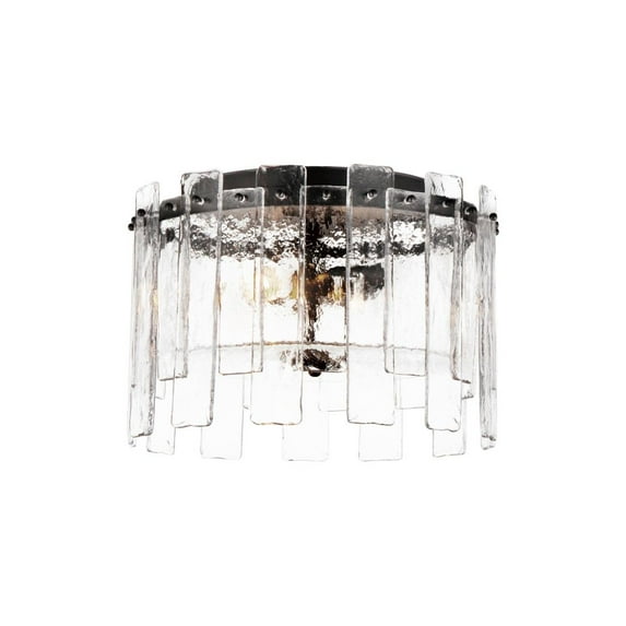 21832AGDBZ-Maxim Lighting-Warren - 2 Light Flush Mount-10 Inches Tall and 14.5 Inches Wide