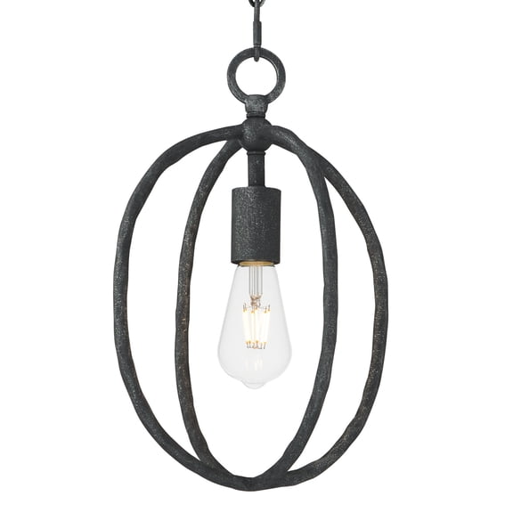 Maxim 21841BS Martel 10" Wide Mini Pendant - Black