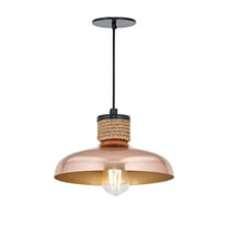 22492CP-Maxim Lighting-Bingham - 1 Light Small Pendant-5.5 Inches Tall and 9.75 Inches Wide-Copper Finish