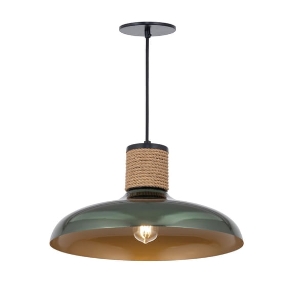 22494JU-Maxim Lighting-Bingham - 1 Light Large Pendant-8.5 Inches Tall and 17 Inches Wide-June Bug Finish
