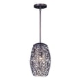 thumbnail image 1 of Maxim 24153CGOI ArabeSquareue 1-Light Mini Pendant, Oil Rubbed Bronze, 1 of 5