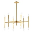 thumbnail image 1 of 24626SBR Maxim Lighting Rome - 12 Light Chandelier-Satin Brass Finish, 1 of 4