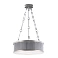 thumbnail image 1 of 26025WZSN-Maxim Lighting-Ruffle-Four Light Pendant-17.5 Inches wide by 26.75 inches high-Weathered Zinc/Satin Nickel Finish, 1 of 2