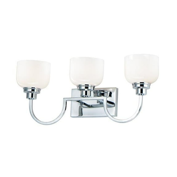 Maxim 26063WTPC 25 in. Swale 3 Light Polished Chrome Bath Vanity Wall Light