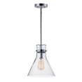 thumbnail image 1 of Maxim 26115CDPC-BUI 10 in. Seafarer One-Light Single Pendant Ceiling Light, Polished Chrome, 1 of 4