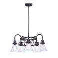 thumbnail image 1 of Maxim 26117CDOI-BUI Seafarer 5-Light Chandelier with Bulbs, Oil Rubbed Bronze, 1 of 2