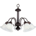 thumbnail image 1 of 2698MROI-Maxim Lighting-Malaga-5 Light Down Light Chandelier in Transitional style-24 Inches wide by 17 inches high-Oil Rubbed Bronze Finish, 1 of 2