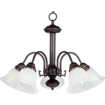 2698MROI-Maxim Lighting-Malaga-5 Light Down Light Chandelier in Transitional style-24 Inches wide by 17 inches high-Oil Rubbed Bronze Finish