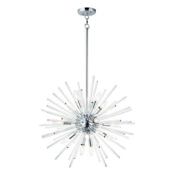 Maxim 28664CLPC Polaris 12-Light Pendant, Polished Chrome