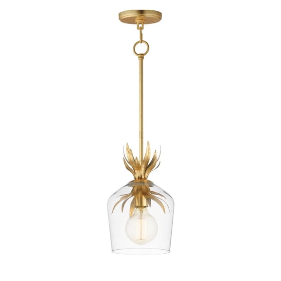 2871GL-Maxim Lighting-Paloma - 1 Light Pendant-12 Inches Tall and 7.75 Inches Wide-Gold Leaf Finish