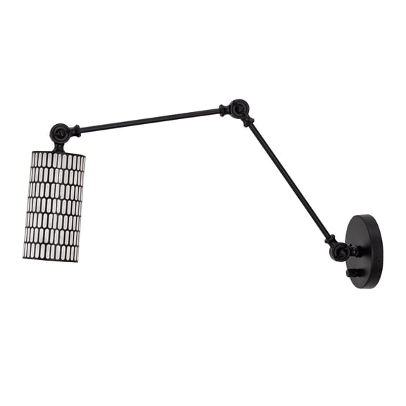 Maxim 29120BKWT Shaka 13" Tall Wall Sconce - White