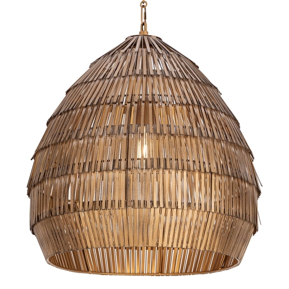 Maxim 29182AB Gilda 19" Wide Pendant - Brass
