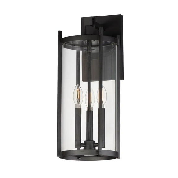 30065CLBK Maxim Lighting Belfry - 3 Light Outdoor Wall Sconce-20 Inches Tall and 9 Inches Wide