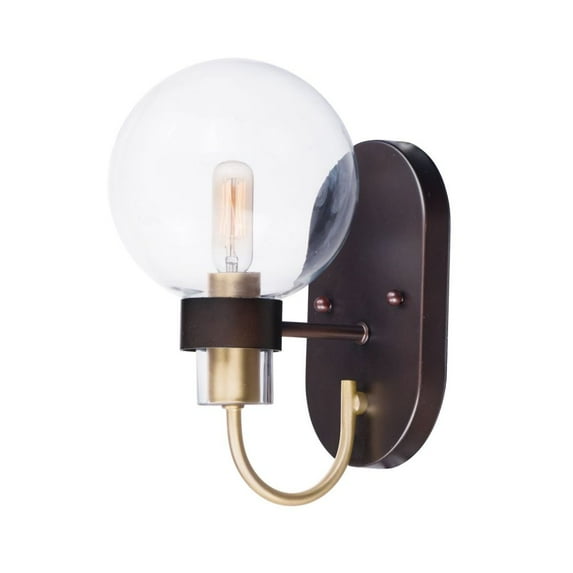 30511CLBZSBR Maxim Lighting Bauhaus - 1 Light Wall Sconce
