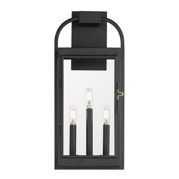 30804CLBK Maxim Lighting Bonham - 3 Light Large Outdoor Wall Sconce-21 Inches Tall and 9 Inches Wide