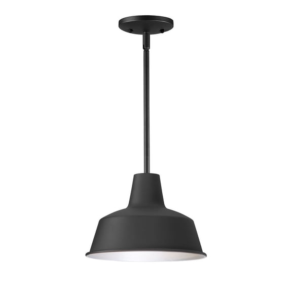 Maxim 35017BK 5.75 in. Pier M 1-Light Outdoor Pendant, Black