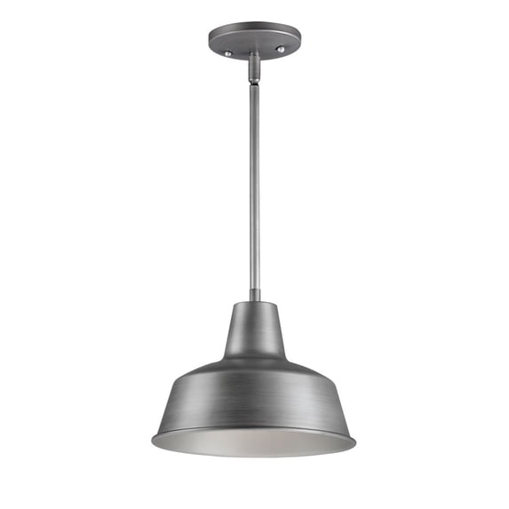 Maxim 35017WZ 5.75 in. Pier M 1-Light Outdoor Pendant, Weathered Zinc