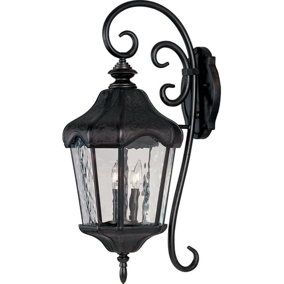 Maxim 40275 3 Light 29" Tall Outdoor Wall Sconce from the Garden VX Collection