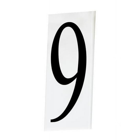 Maxim 53619WT House Number 9 Address-Outdoor Wall Mount, White
