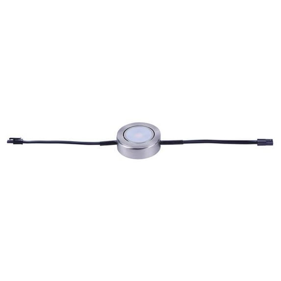 53832SN-Maxim Lighting-CounterMax MX-LD-AC-4W 2700K 1 LED Under Cabinet Disc Light-2.75 Inches wide by 2.75 Inches Length-Satin Nickel Finish