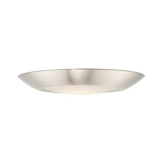 Maxim 57613WTSN 7.5 in. Diverse LED Flush Mount Ceiling Light, Satin Nickel