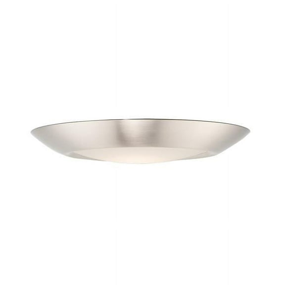 Maxim 57613WTSN 7.5 in. Diverse LED Flush Mount Ceiling Light, Satin Nickel