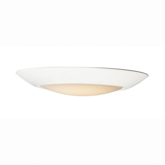 Maxim 57643Wt Diverse 8" Wide Led Flush Mount Bowl Ceiling Fixture - White