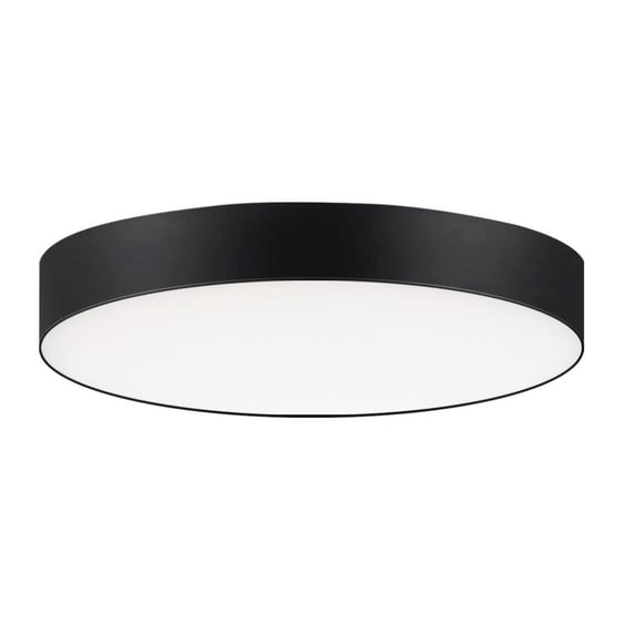 57660WTBK Maxim Lighting Trim-12.5W 1 LED Flush Mount-5 Inches wide by 0.75 inches high-Black Finish