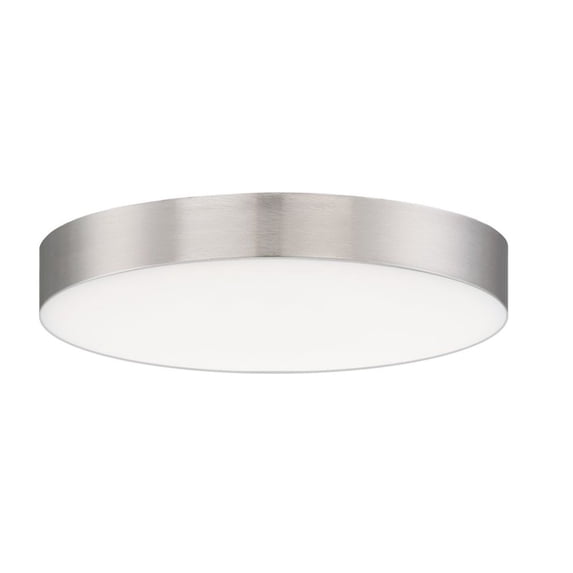 57660WTSN Maxim Lighting Trim-12.5W 1 LED Flush Mount-5 Inches wide by 0.75 inches high-Satin Nickel Finish