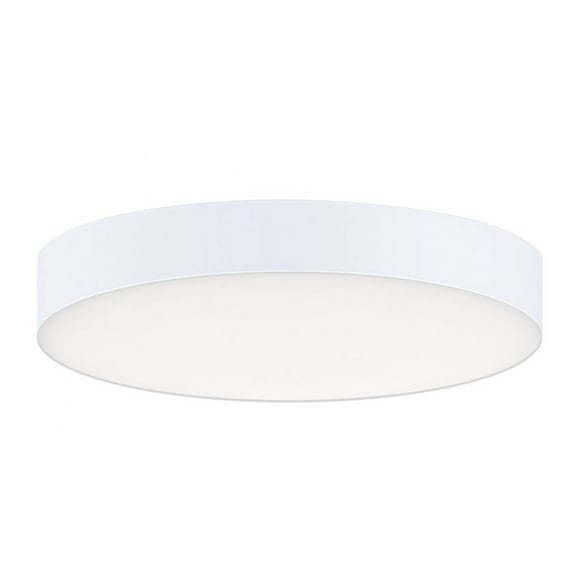 Open Box Maxim 57660Wt Trim 5" Wide Integrated Led Flush Mount Ceiling Fixture - White