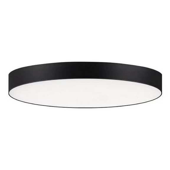 Maxim 57662WTBK 7 Wide Integrated Led Flush Mount Ceiling Fixture, Black