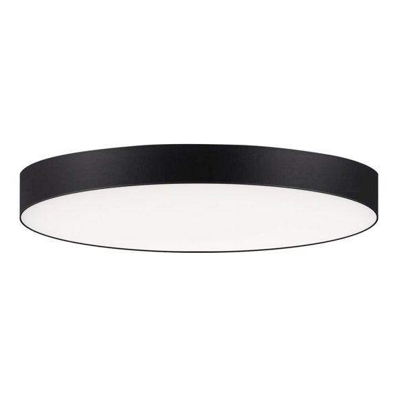 57662WTBK Maxim Lighting Trim-15W 1 LED Flush Mount-7 Inches wide by 0.75 inches high-Black Finish