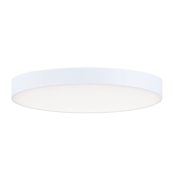 57662WTWT Maxim Lighting Trim-15W 1 LED Flush Mount-7 Inches wide by 0.75 inches high-White Finish